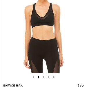 Alo Yoga Entice Bra-XS Black